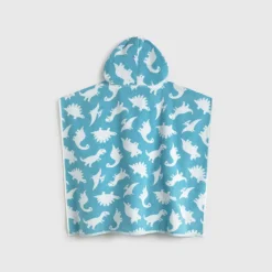 Toalla poncho algodón dinosaurios Duno
