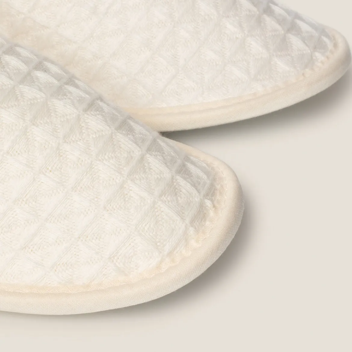 Zapatillas de algodón orgánico waffle Mimospa