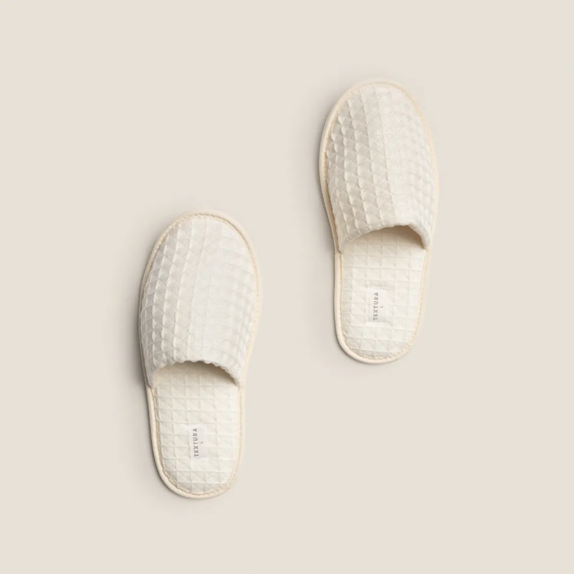 Zapatillas de algodón orgánico waffle Mimospa